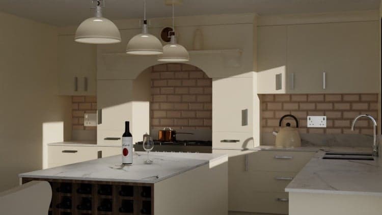 Interior 3D Modelling & Rendering - Blender 3D