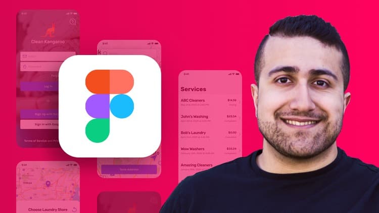 The Complete Figma Course – Designing Mobile & Web App UI/UX