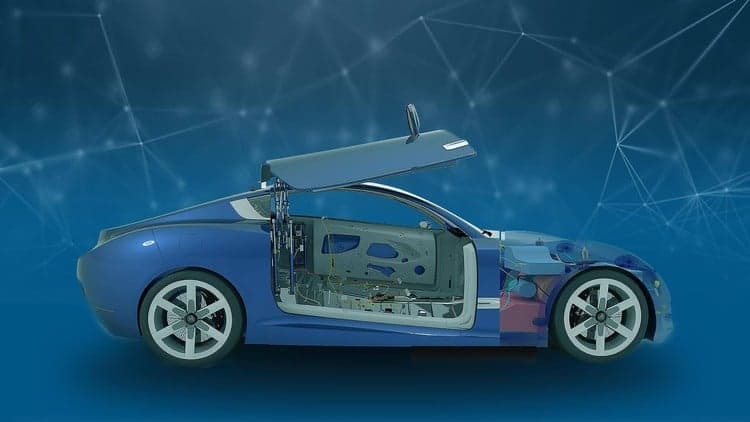 Automotive product design using CATIA V5