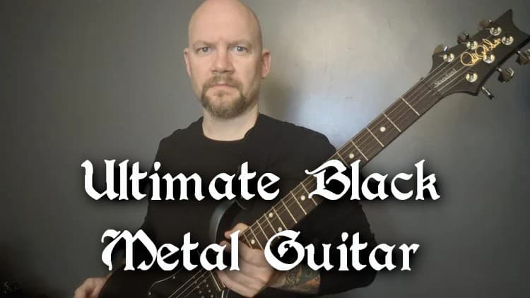 Ultimate Black Metal Guitar!