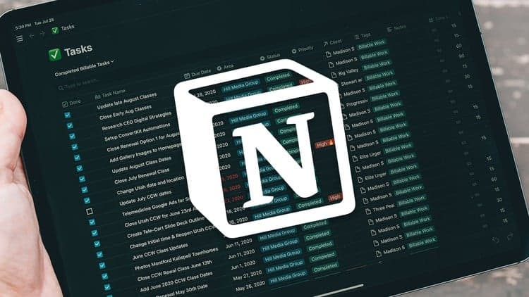 Master Notion - Beginner to Advanced