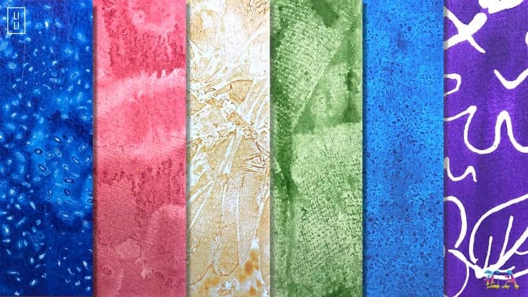 Paint 6 Easy Watercolor Textures