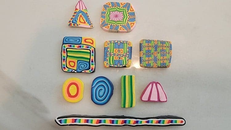 Polymer Clay Kaleidoscope Canes