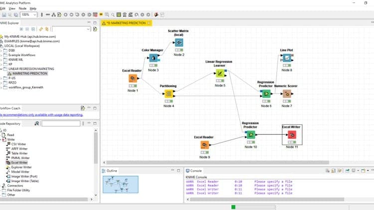 Machine Learning with Knime for Managers without programming