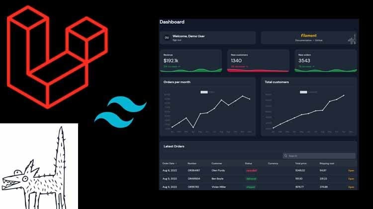 Laravel 9 + Filament Beginner Practical Course