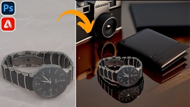AI Product Photo Editing Using Photoshop AI & Firefly AI