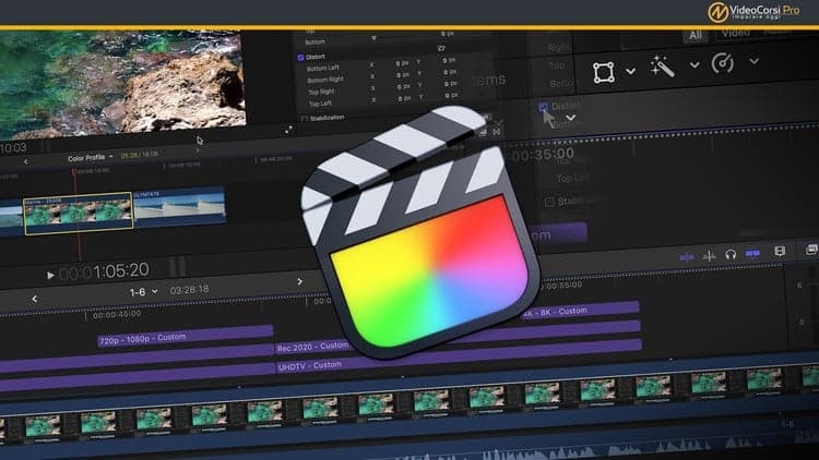 Le funzioni di Conform Video di Final Cut Pro