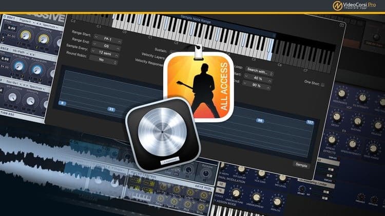 Campionare con Auto Sampler di Logic Pro e MainStage