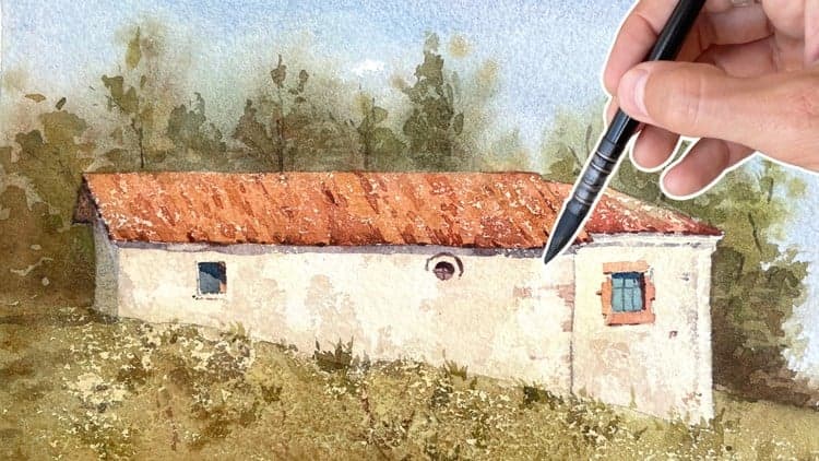 Watercolor Painting | Award-Winning Artist | Italian House