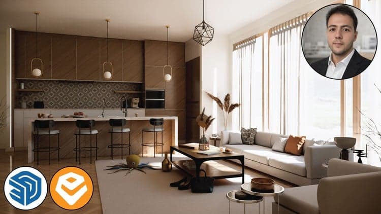 Enscape 4.15 Tutorial: Interior Design Rendering In SketchUp