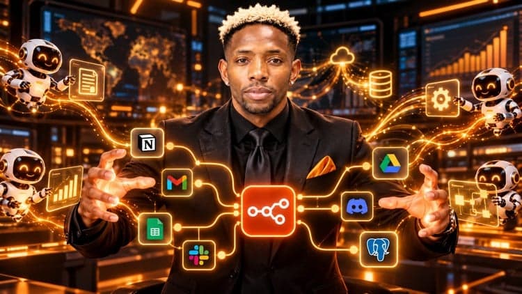 n8n AI Automation: Build No-Code Agents and Workflows