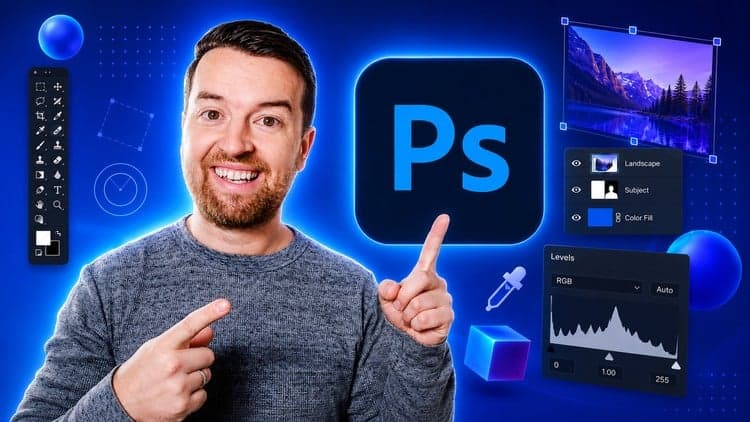 Adobe Photoshop Masterclass with Photoshop + AI Updates