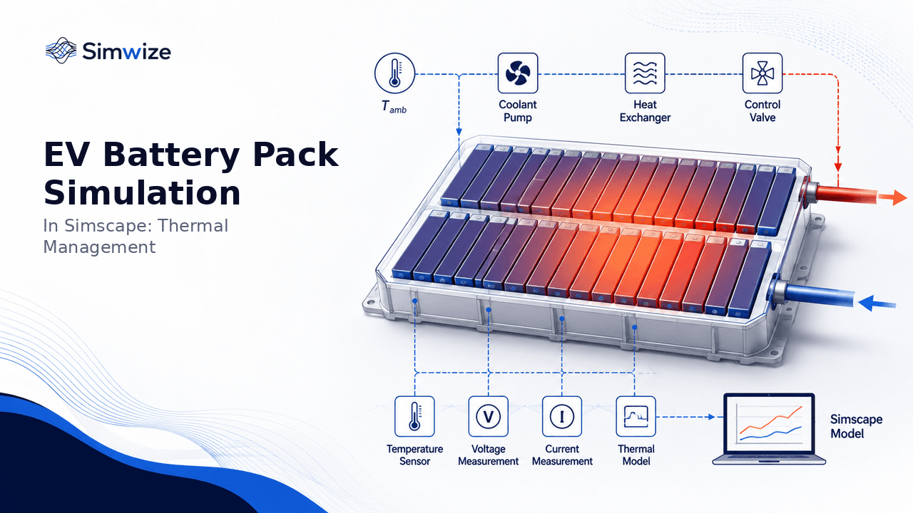 EV Battery Pack Simulation in Simscape: Thermal Management - Simwize