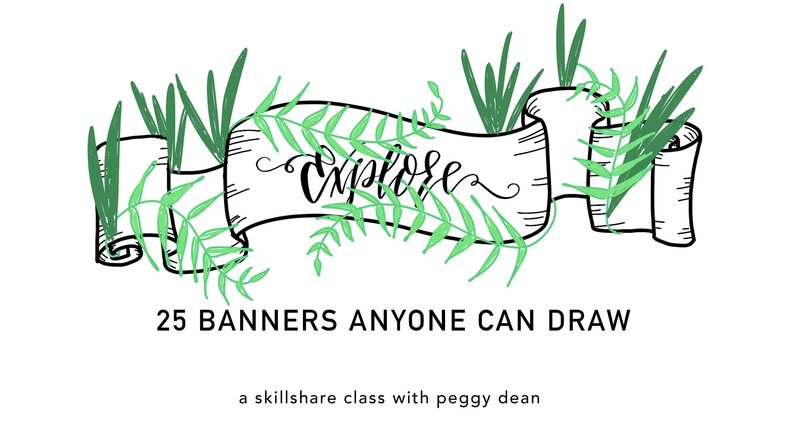 25 Banners Anyone Can Draw!