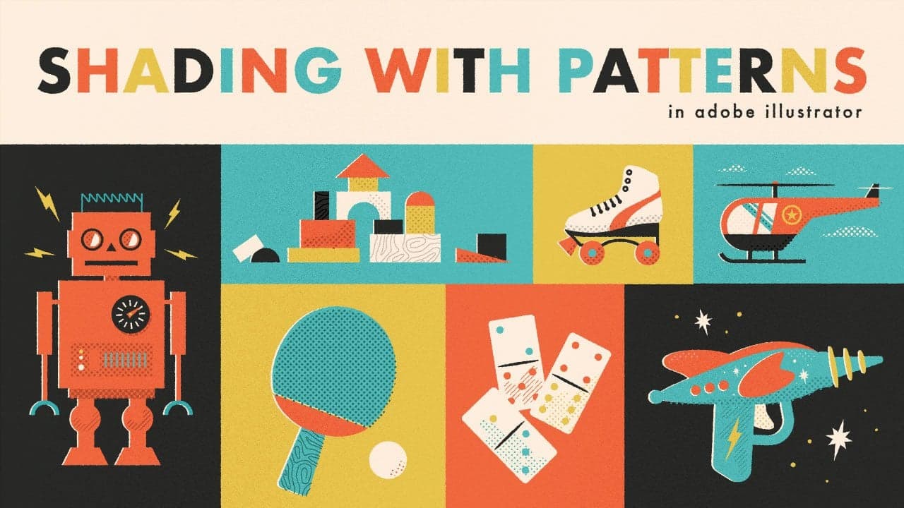 Shading with Patterns in Illustrator