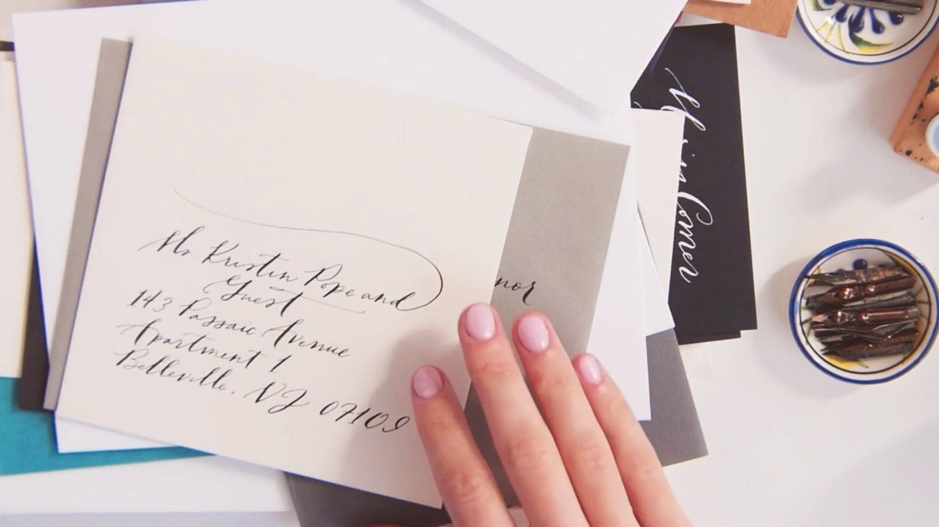 Pen and Ink Calligraphy: The Art of the Envelope