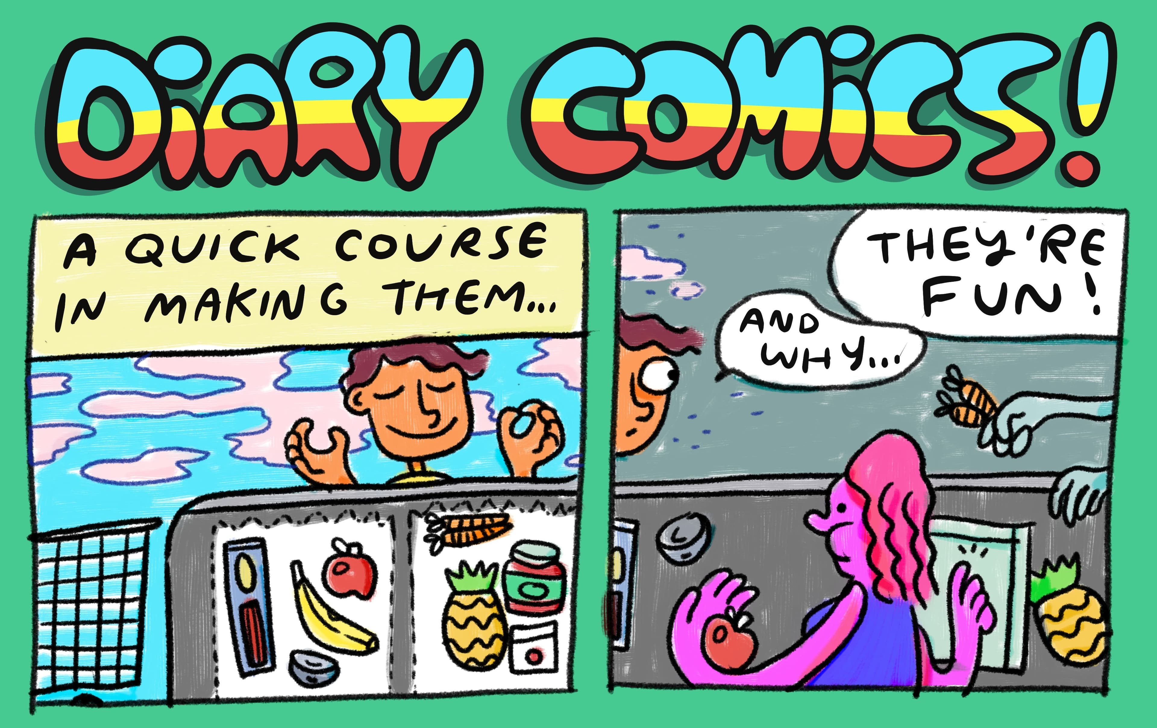 Draw A Diary Comic: Sketching Your Day to Day