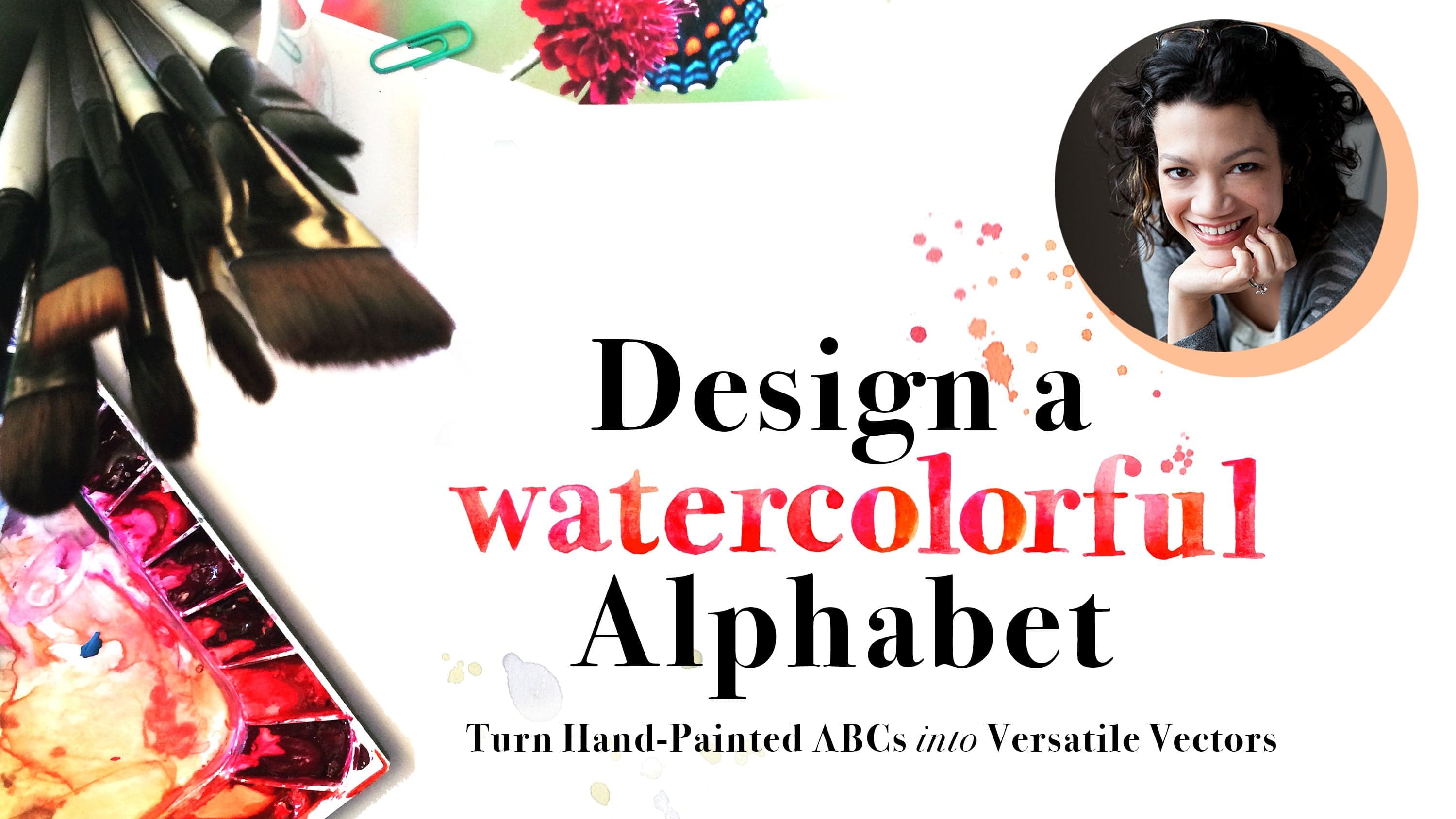 Design a Watercolorful Alphabet: Turn Hand-Painted ABCs Into Versatile Vectors