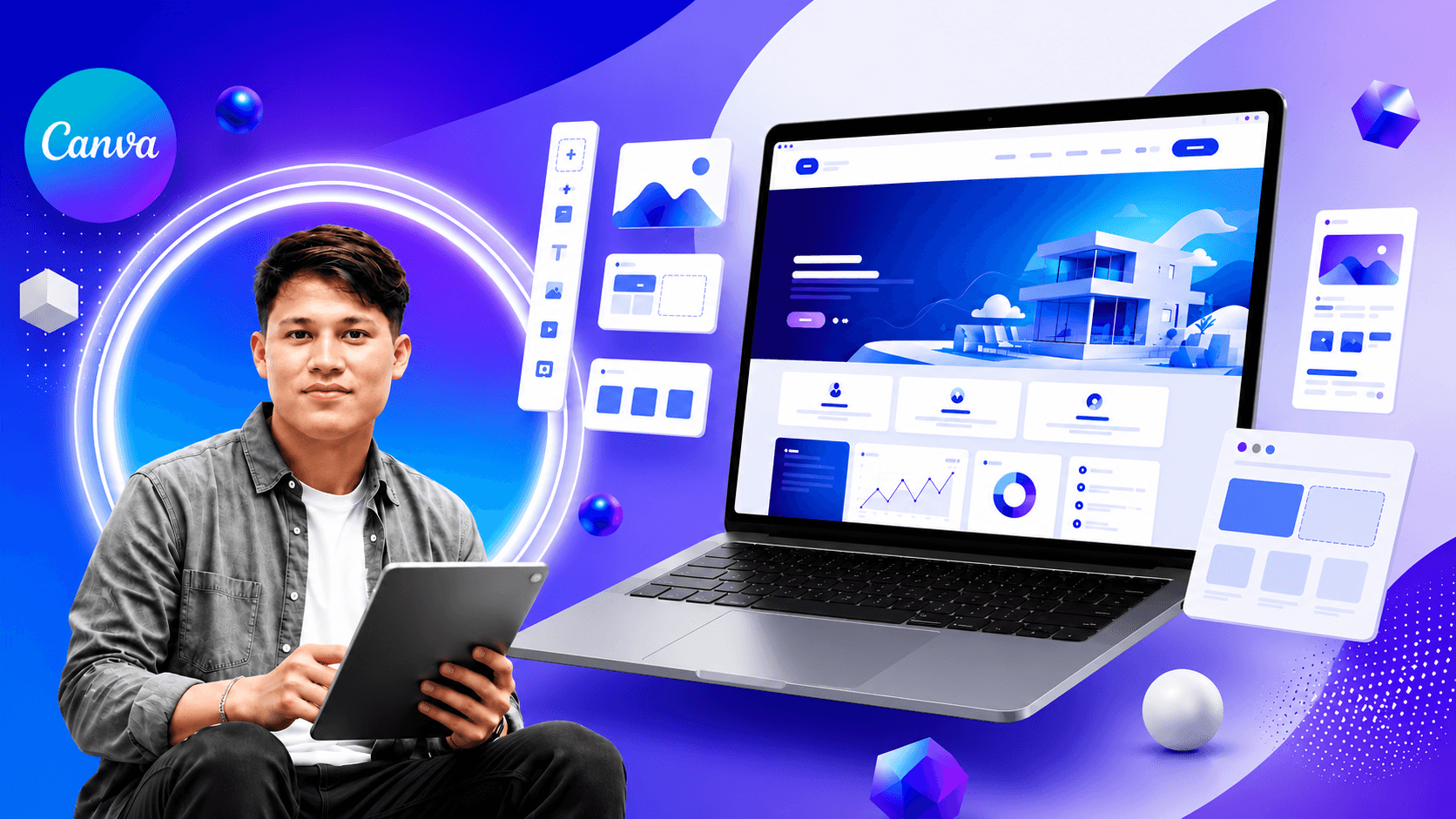 Web Development with Canva (without coding)