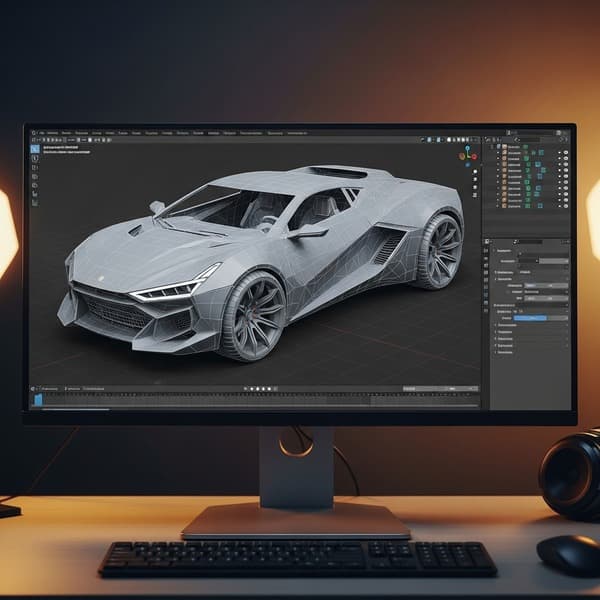 Blender 3D Modeling & Rendering for Games & Animation