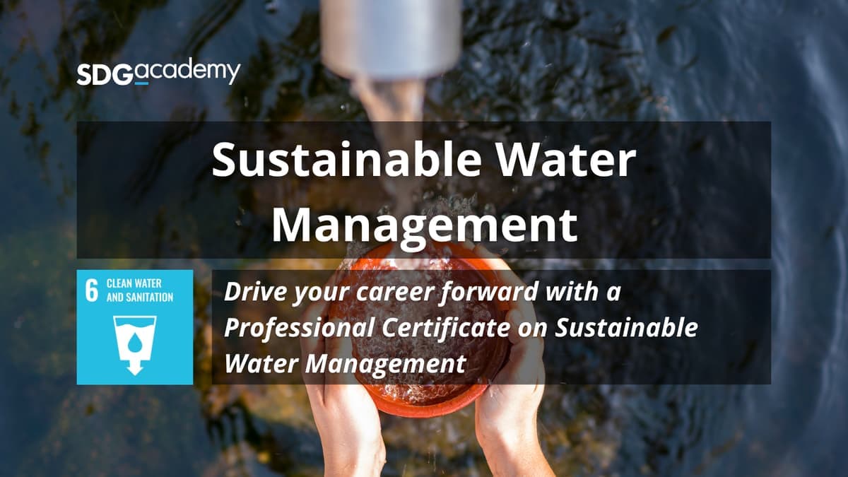 Sustainable Water Management
