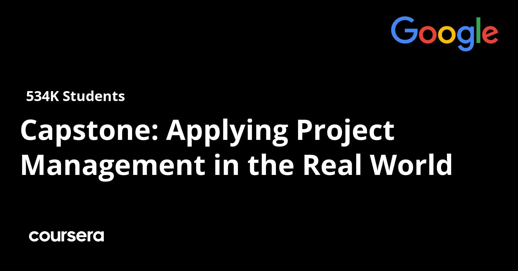 Capstone: Applying Project Management in the Real World