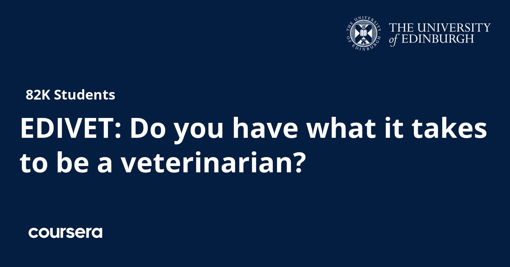 EDIVET: Do you have what it takes to be a veterinarian?