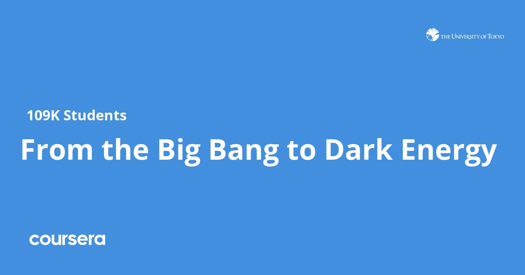 From the Big Bang to Dark Energy