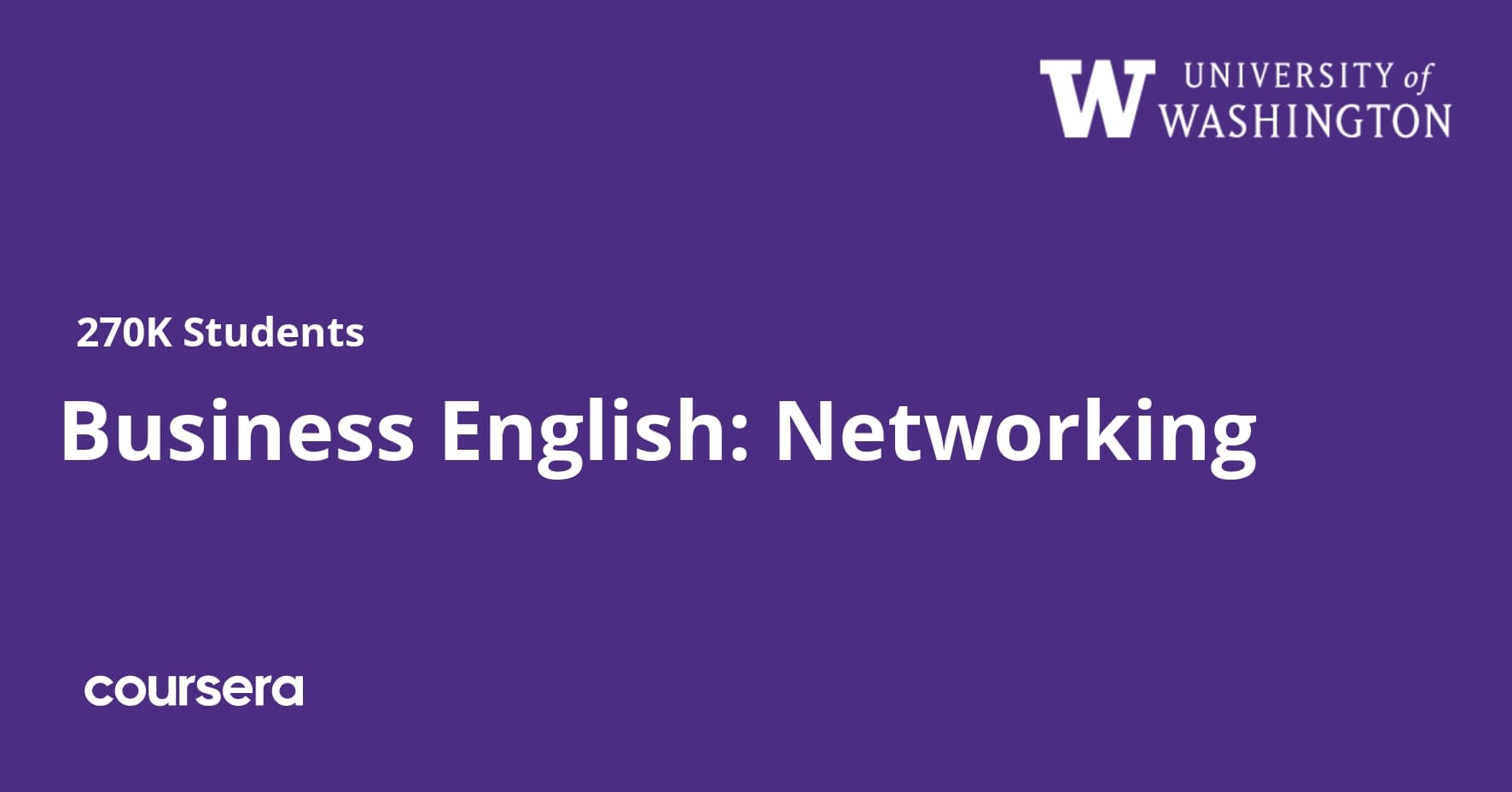 Business English: Networking