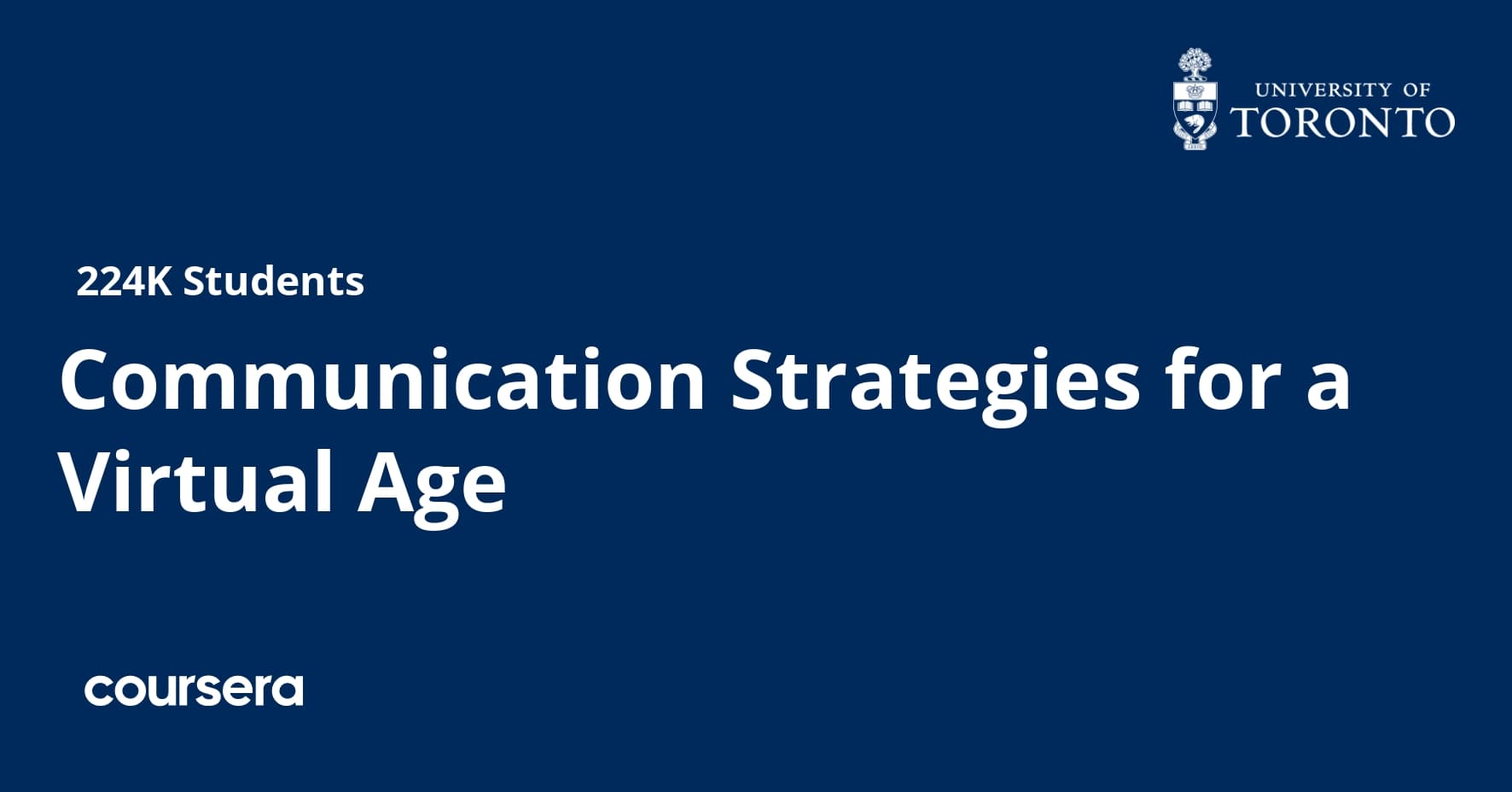 Communication Strategies for a Virtual Age