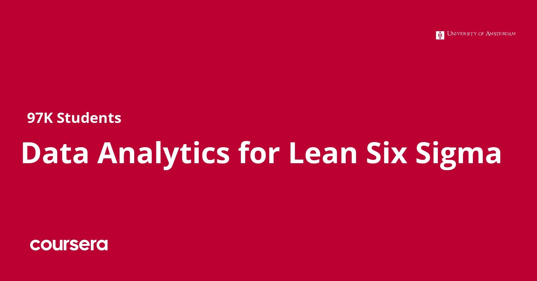 Data Analytics for Lean Six Sigma
