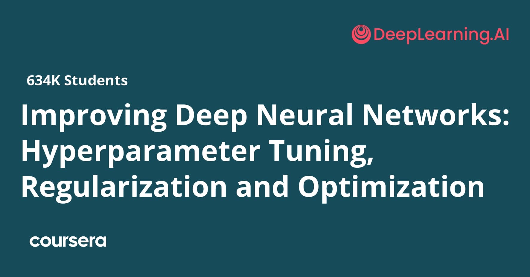 Improving Deep Neural Networks: Hyperparameter Tuning, Regularization and Optimization