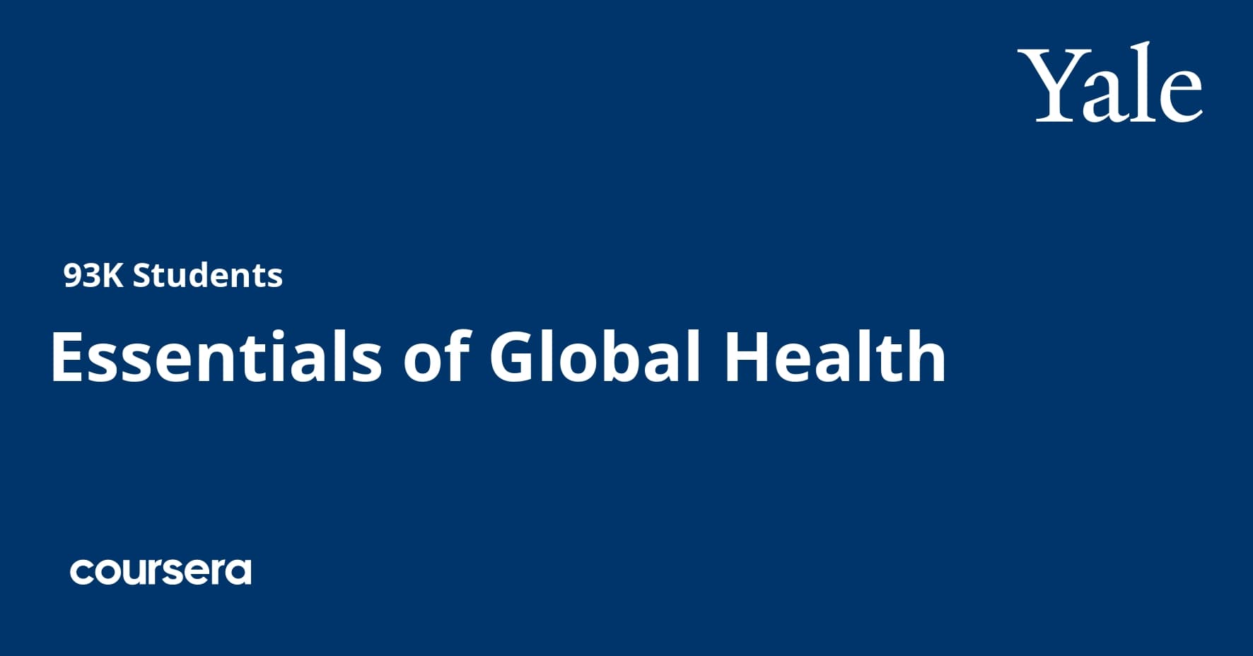 Essentials of Global Health