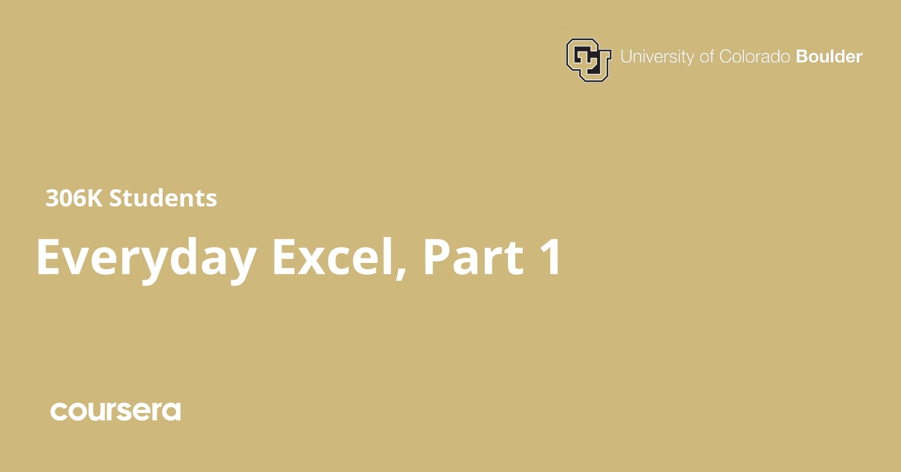 Everyday Excel, Part 1