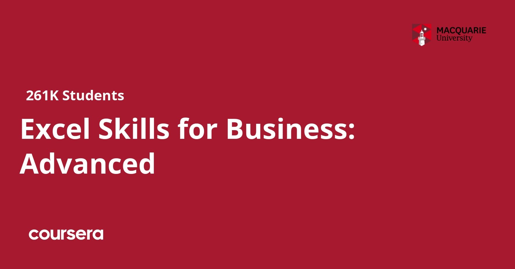 Excel Skills for Business: Advanced