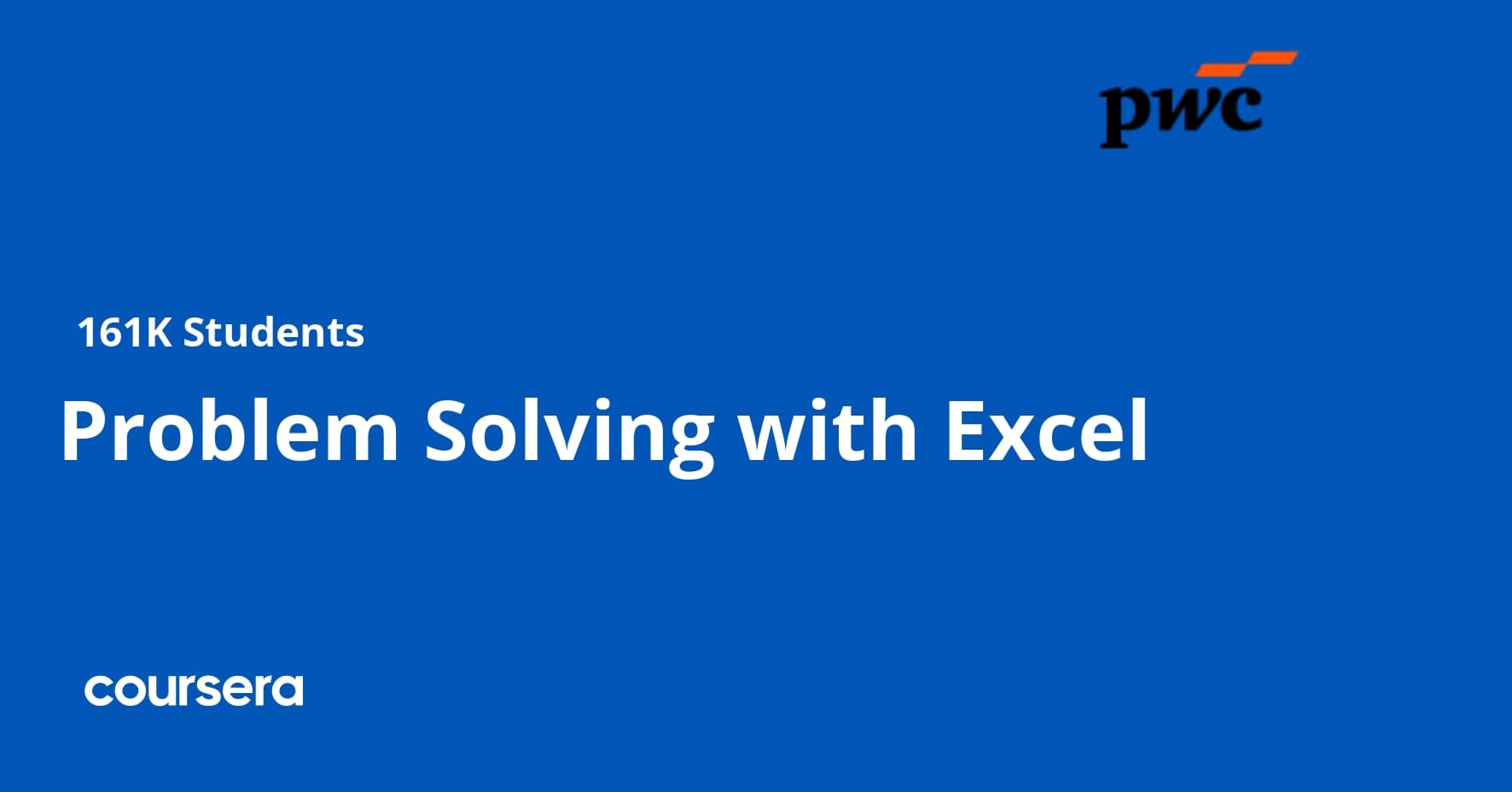 Problem Solving with Excel