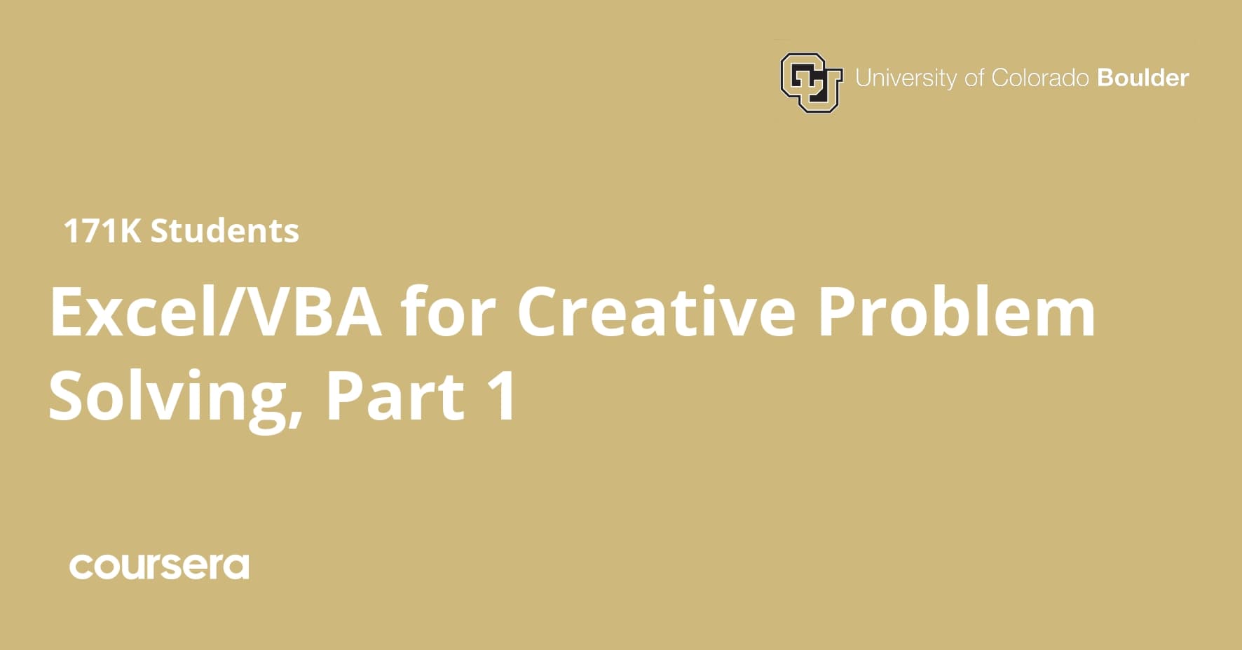 Excel/VBA for Creative Problem Solving, Part 1