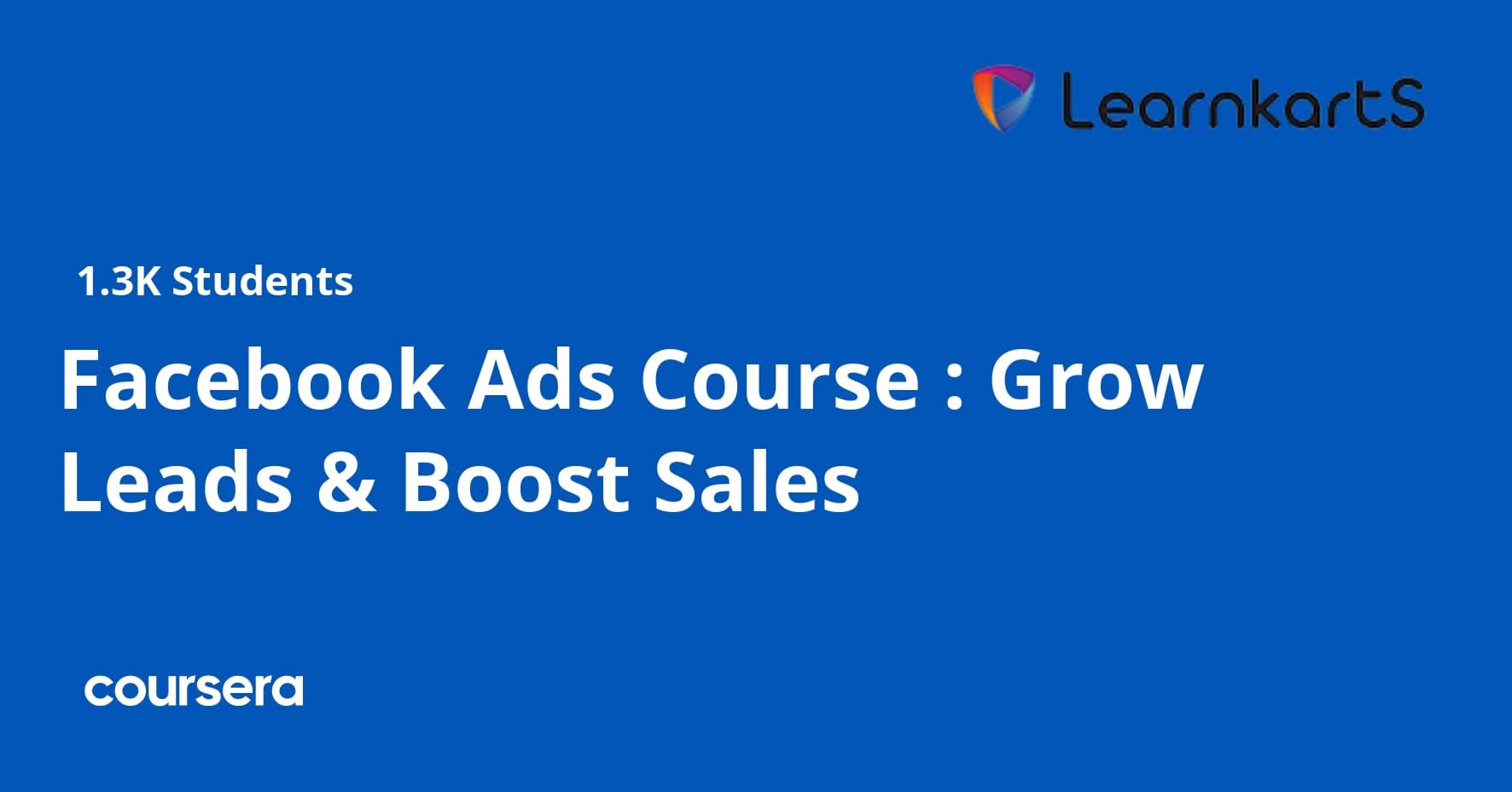 Facebook Ads Course : Grow Leads & Boost Sales