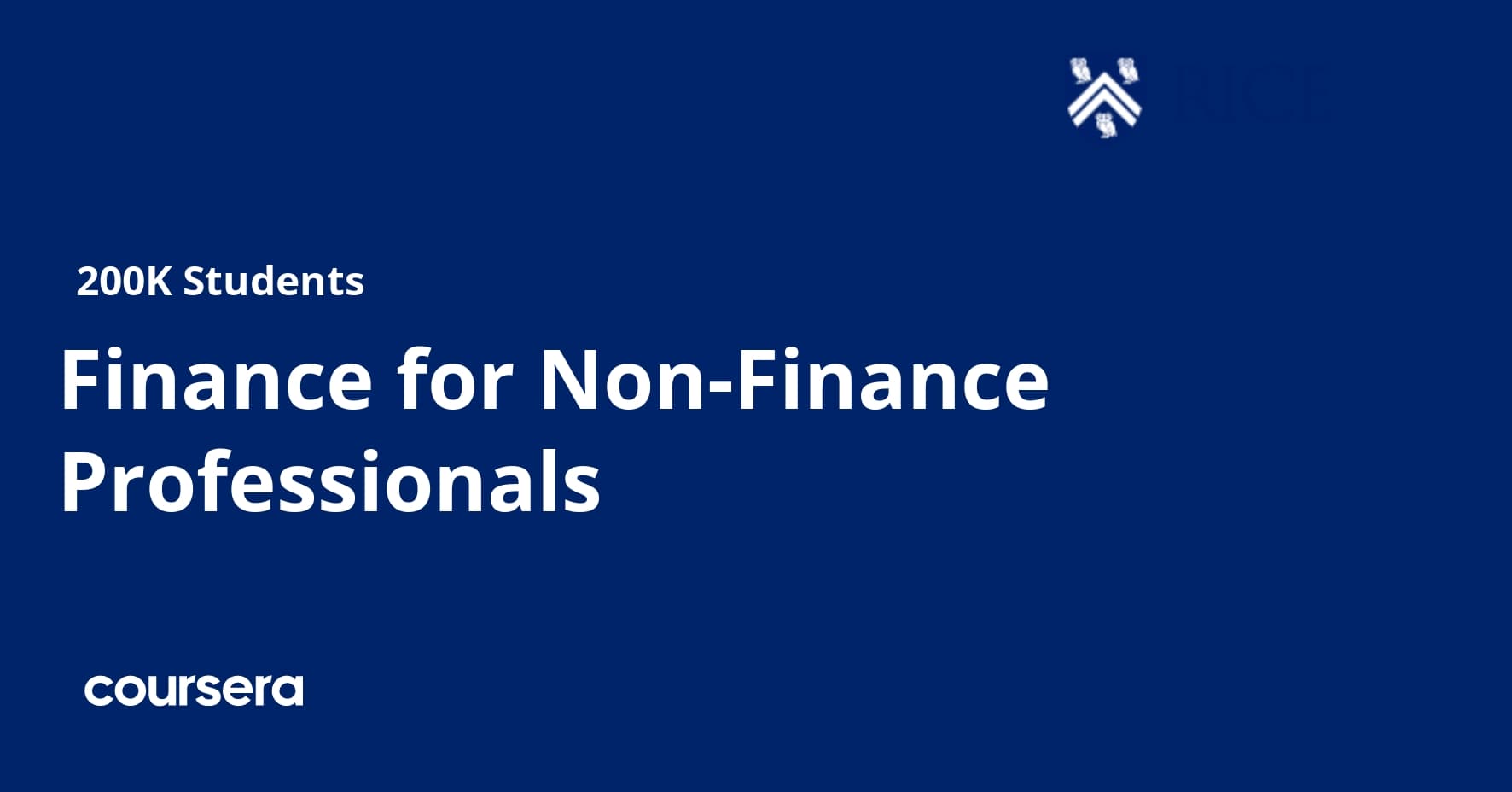 Finance for Non-Finance Professionals