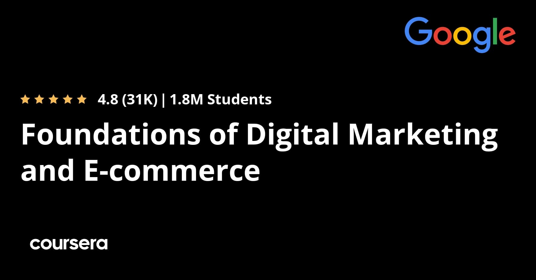 Foundations of Digital Marketing and E-commerce