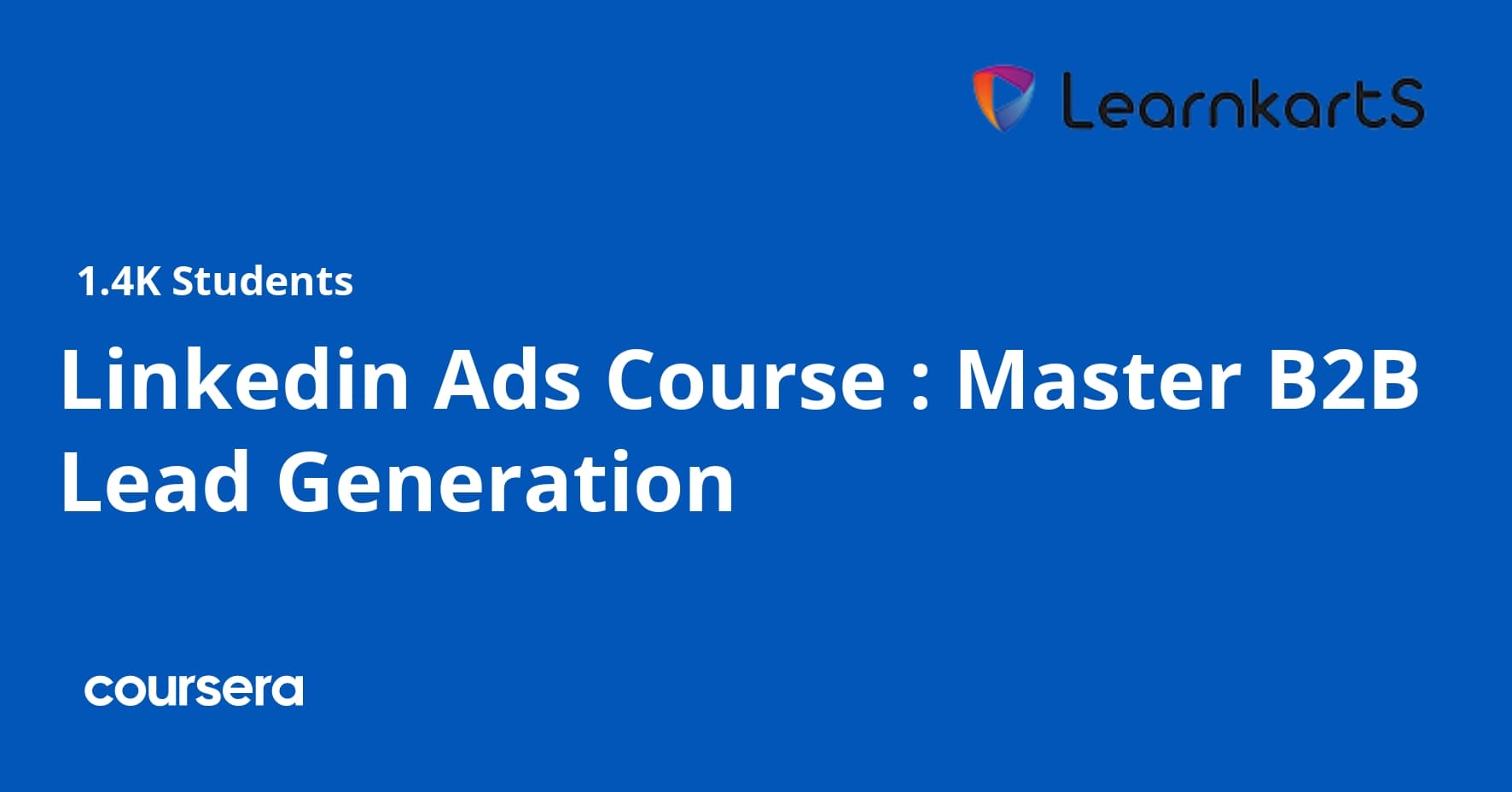 Linkedin Ads Course : Master B2B Lead Generation