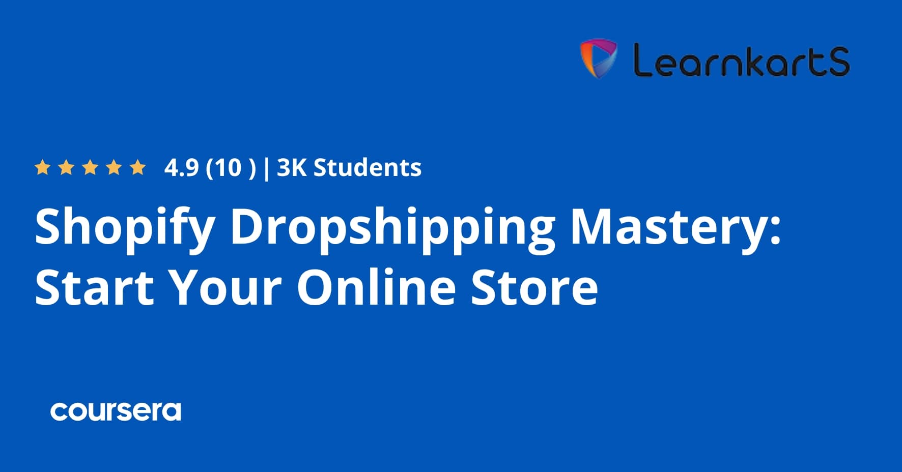 Shopify Dropshipping Mastery: Start Your Online Store
