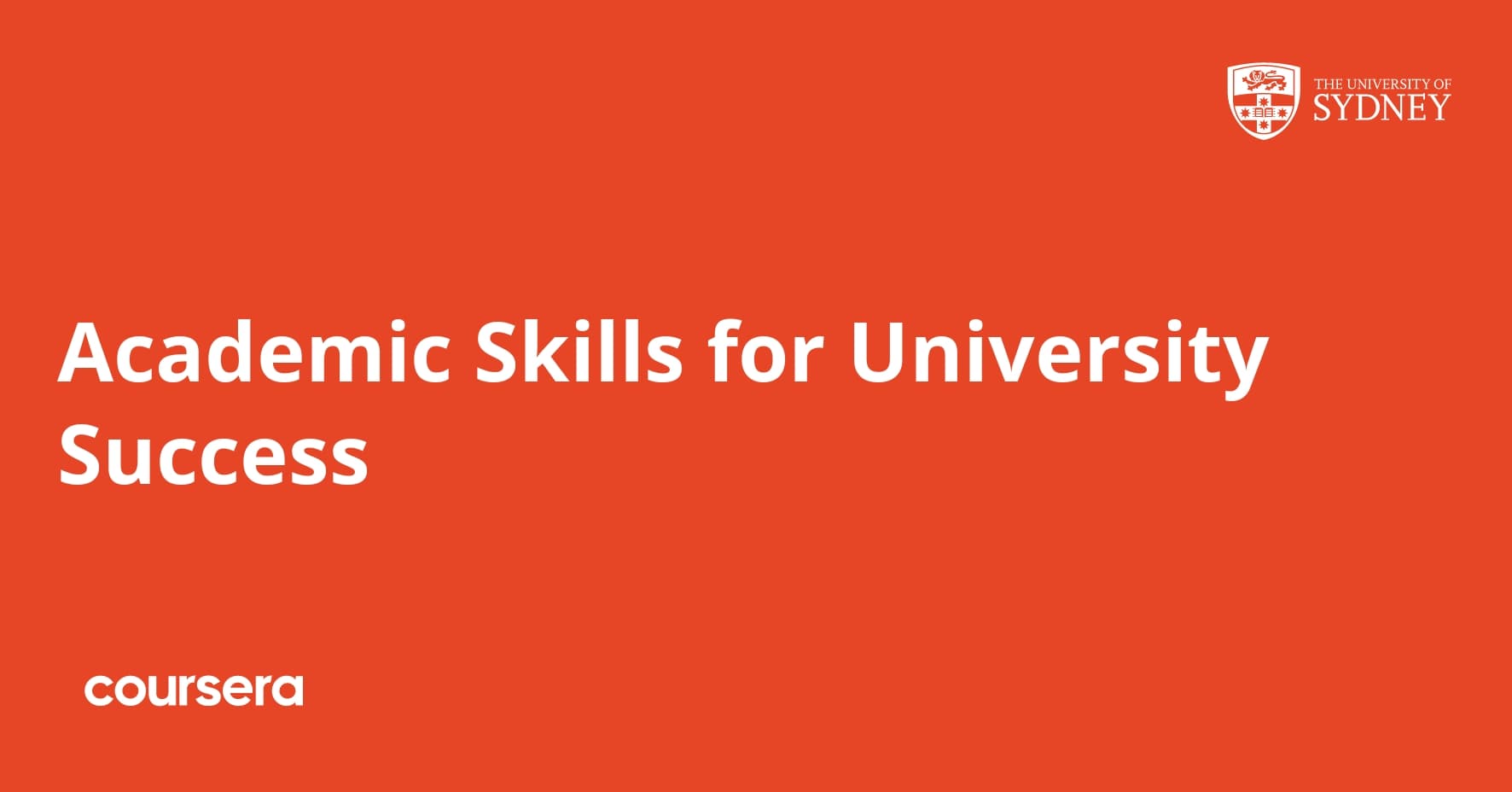Academic Skills for University Success