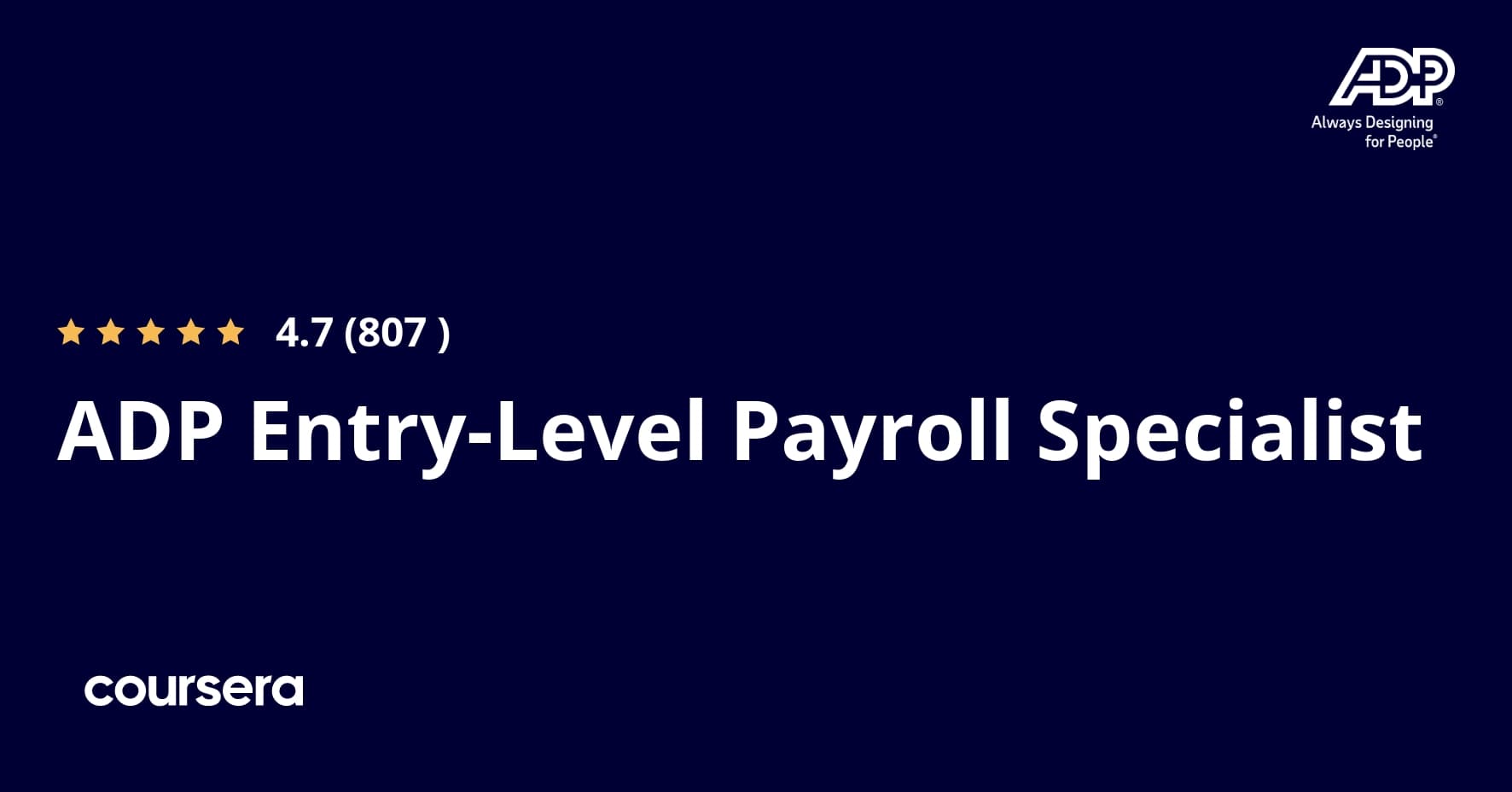 ADP Entry-Level Payroll Specialist