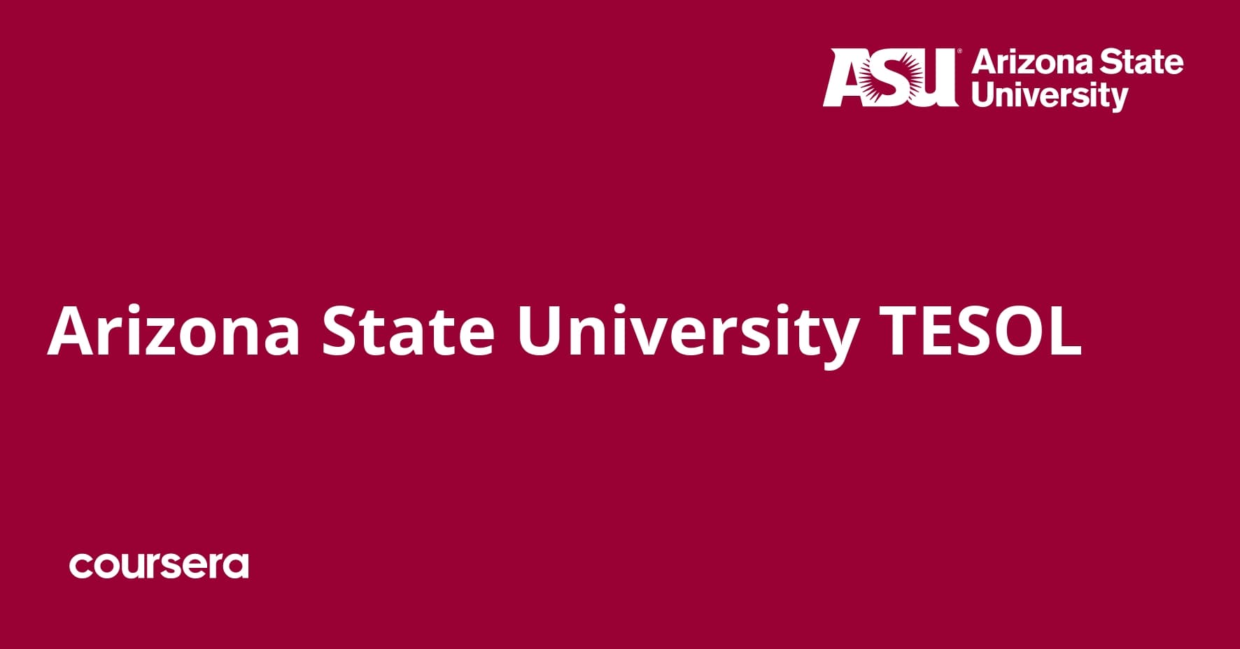 Arizona State University TESOL