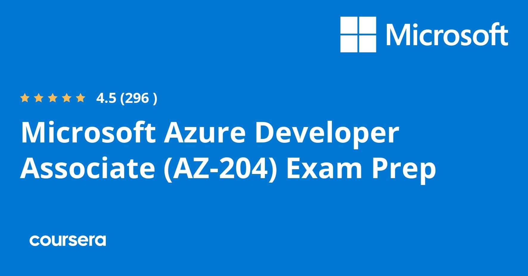 Microsoft Azure Developer Associate (AZ-204) Exam Prep