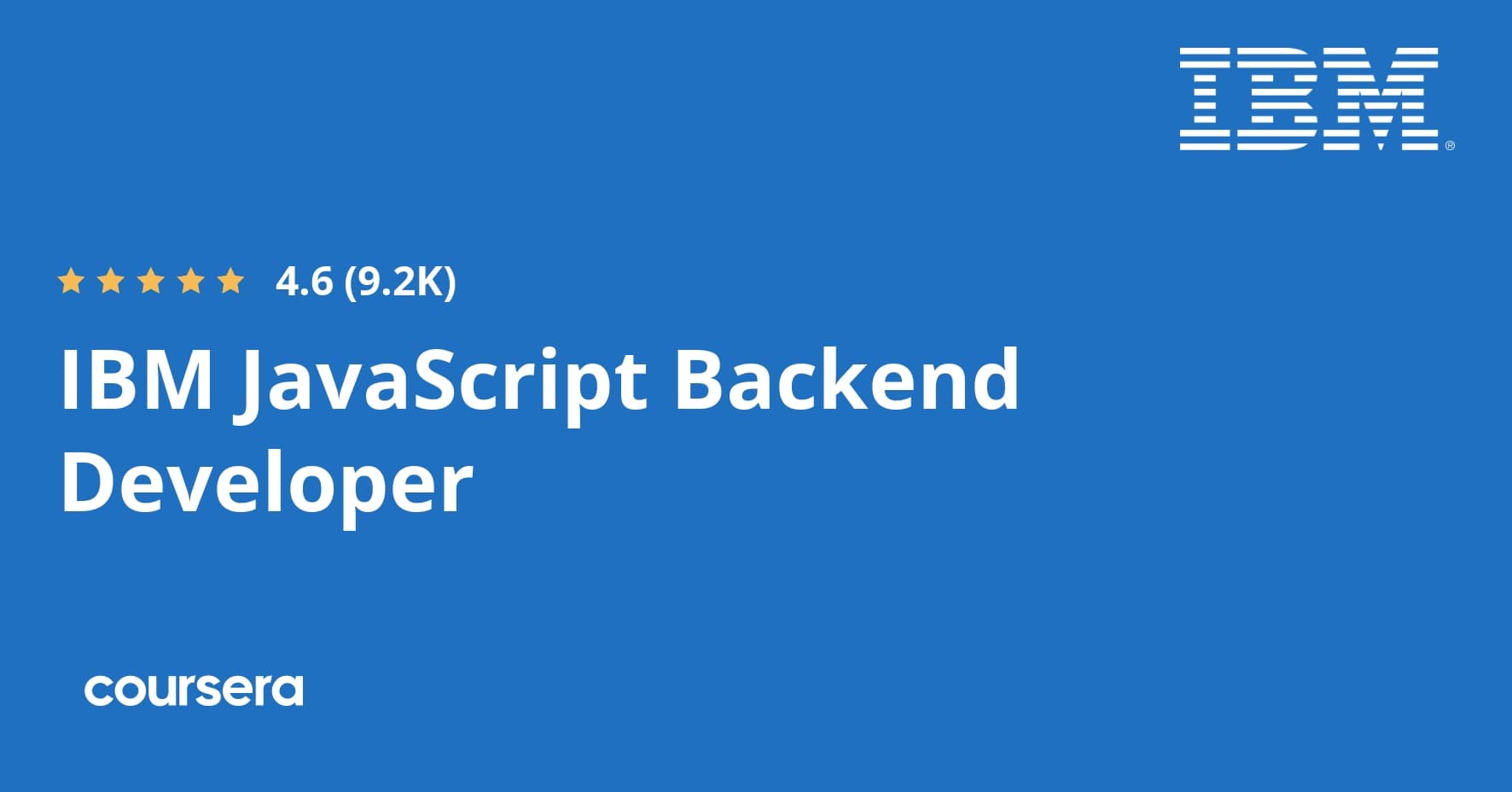 IBM JavaScript Backend Developer