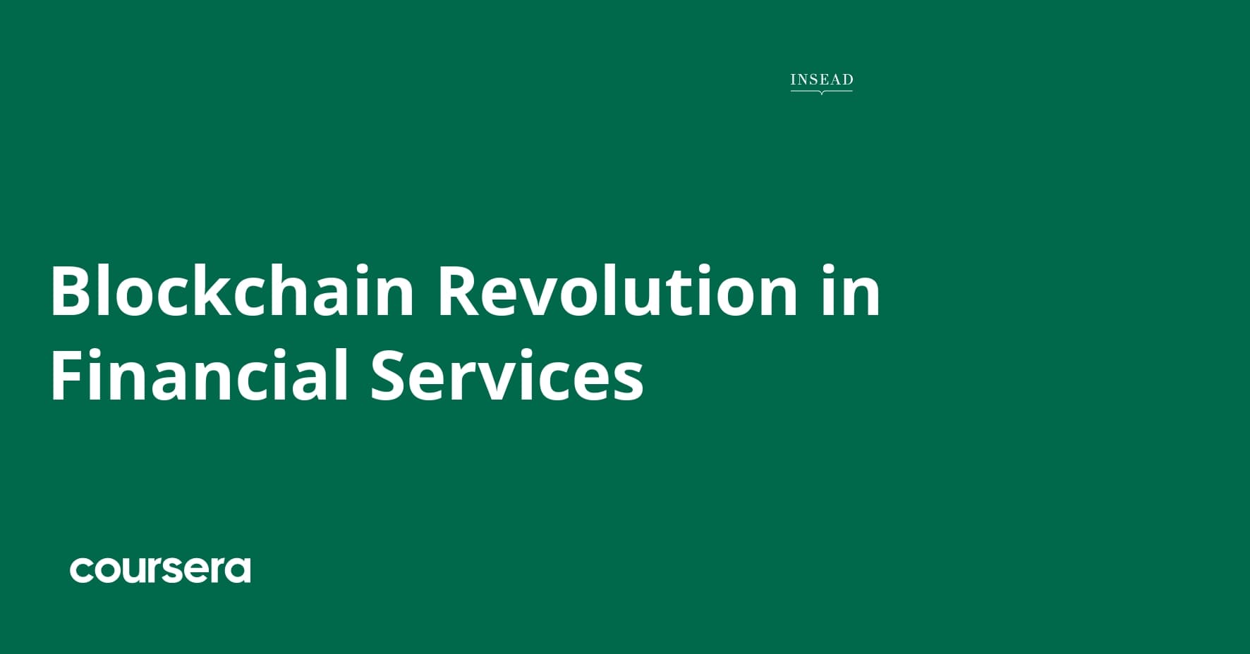 Blockchain Revolution in Financial Services