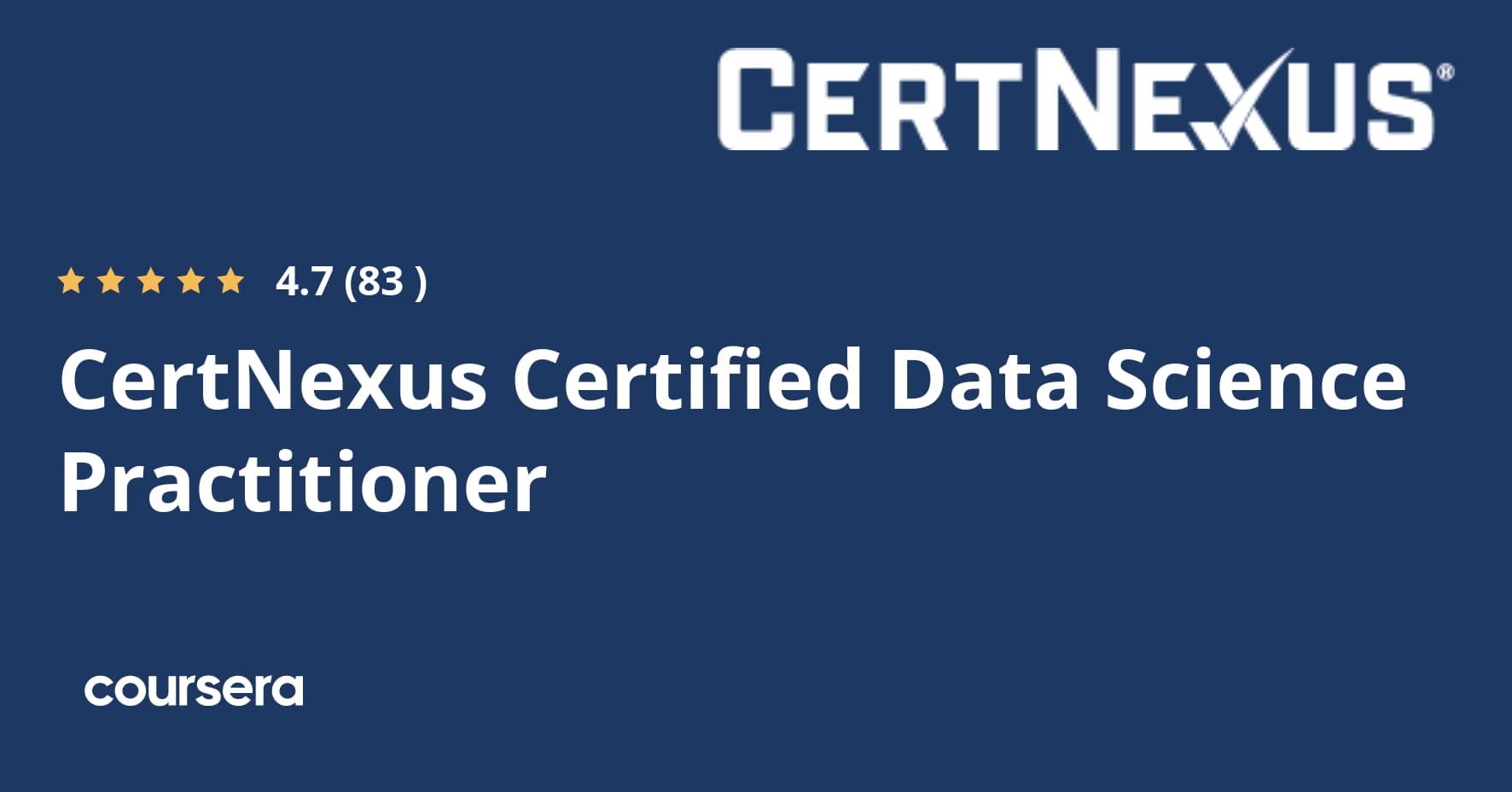 CertNexus Certified Data Science Practitioner