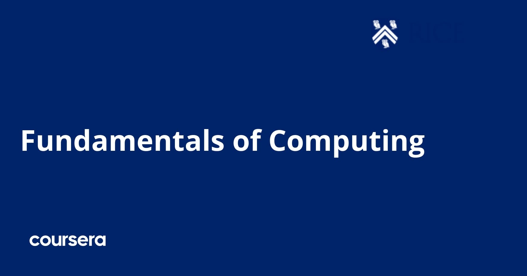 Fundamentals of Computing